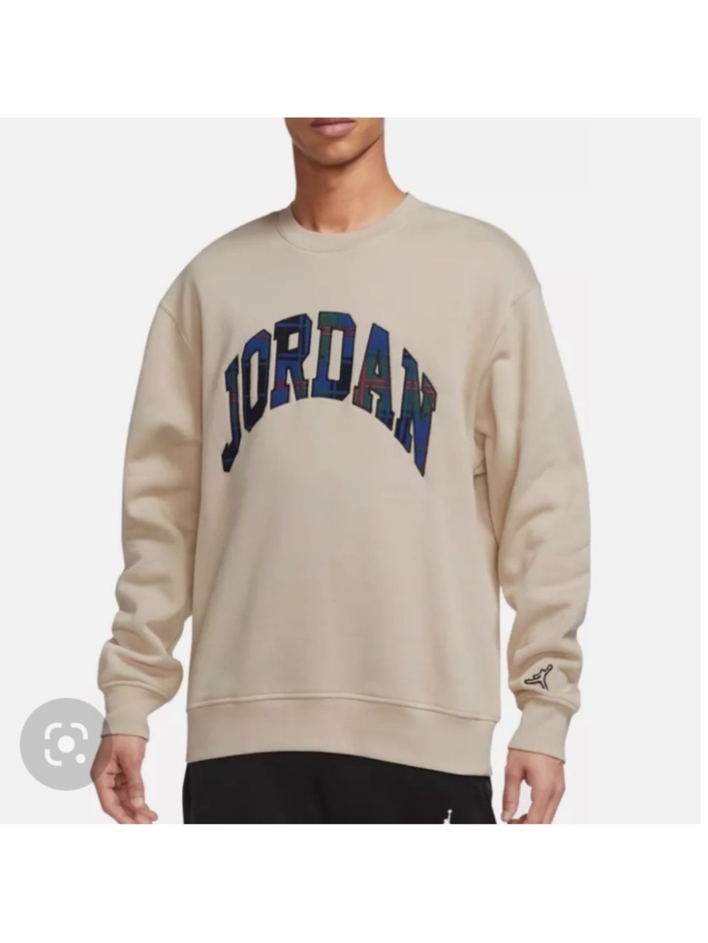 Nike Jordan 2022 Christmas Collection Tan Crew Neck
